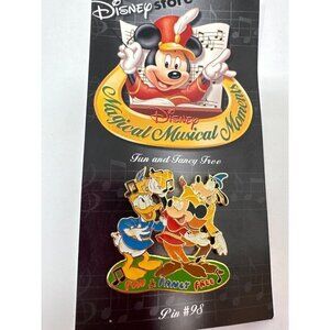 Disney Store Pin Magical Musical Moments Pin 98 Fun and Fancy Free Goofy Mickey